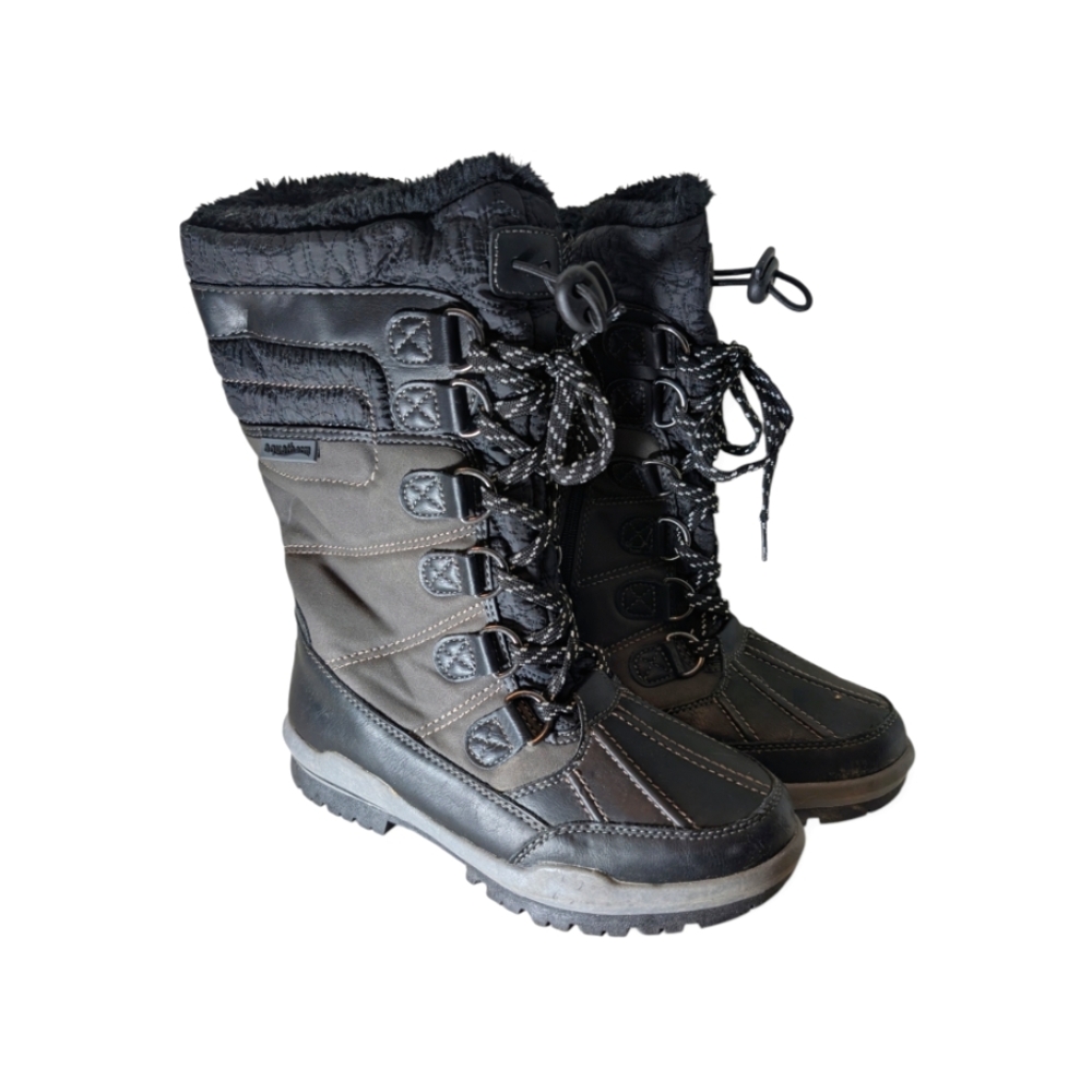 3M Aquatherm Women's Black/Grey Thinsulate Boots: Size 7